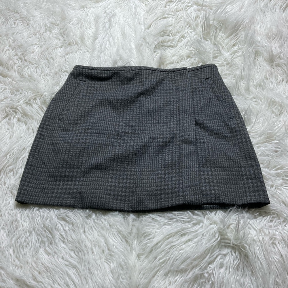 NWT‎ Banana Republic Houndstooth Wrap Mini Skirt